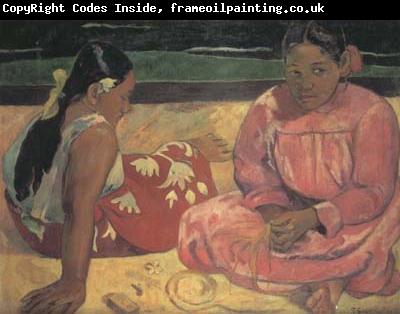 Paul Gauguin Tahitian Women on the beach (mk07)